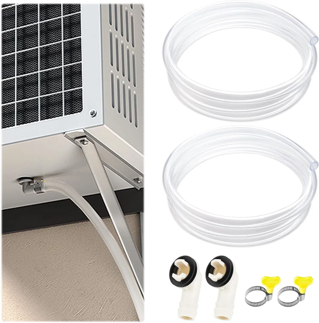 2 Pack Air Conditioner Drain Kit Drain Hose for Universal Mini-Split Unit