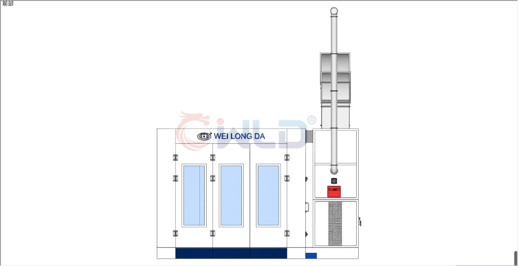 Wld9000 Auto Paint Booth Auto Spray Booth Paint Oven Painting Booth Painting Room Paintng Cabin Painting Chamber Garage Equipment Auto Body Repair 4s Shop CE