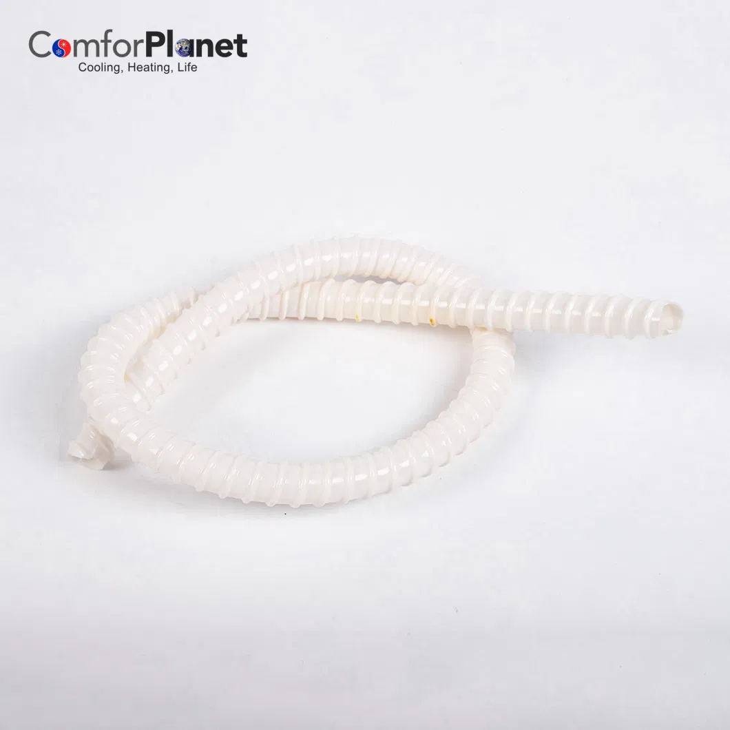 White Round PVC Plastic Rubber Flexible Water Connector 50m Air Conditioner Flexible Drain Hose