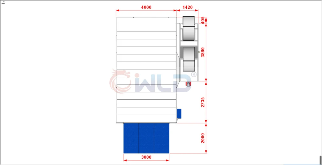 Wld9000 Auto Paint Booth Auto Spray Booth Paint Oven Painting Booth Painting Room Paintng Cabin Painting Chamber Garage Equipment Auto Body Repair 4s Shop CE