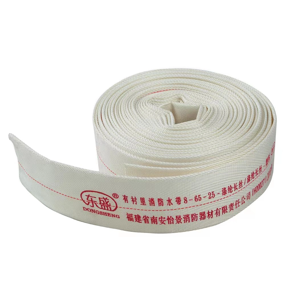 Lightweight 1-6 Inch PE Agriculture Layflat Hose Canvas Fire Fighting Firefighter Lay Flat Water Discharge Hose