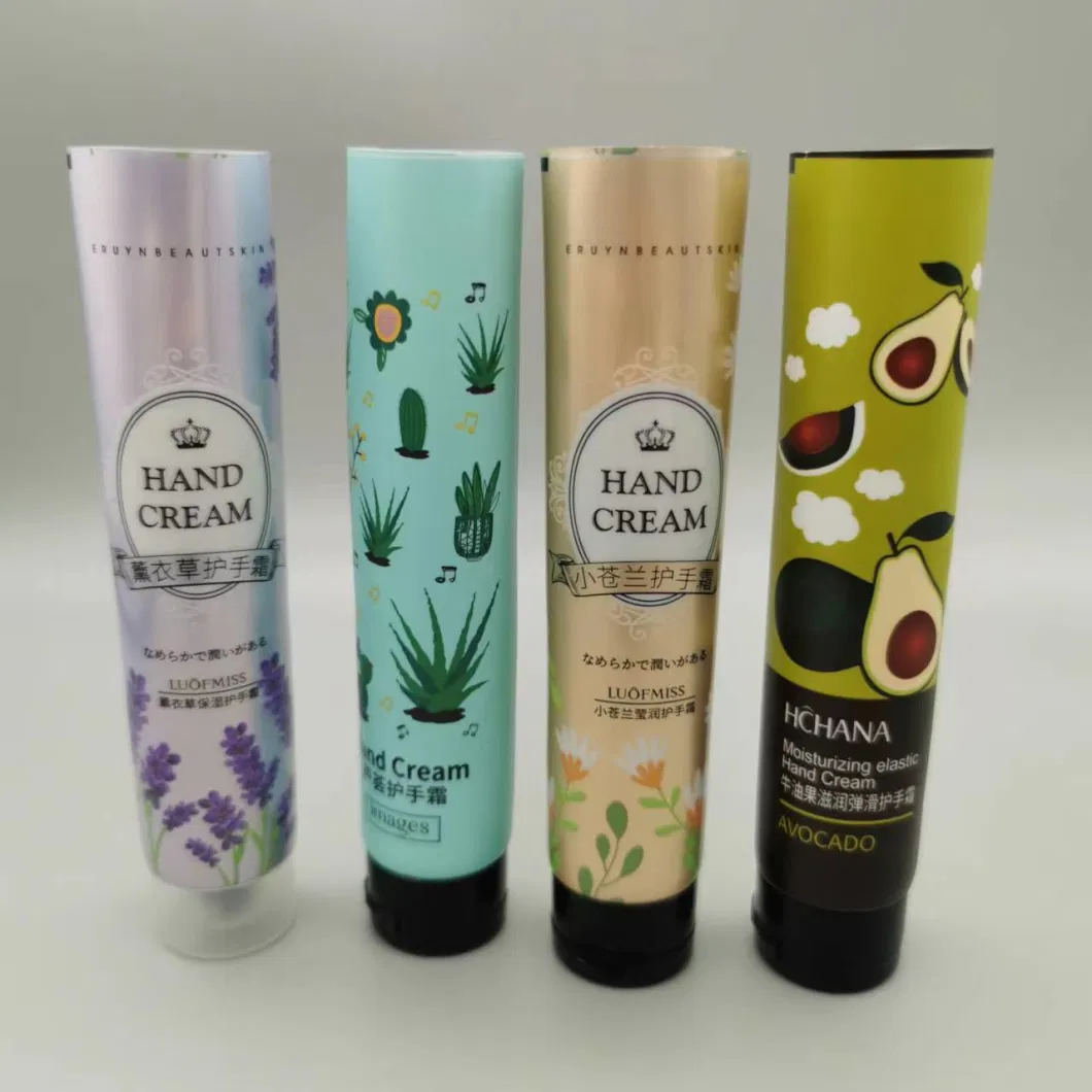 Customized 30g Fillable Cosmetic Lotion Cream Tube Open Tail Frosted Packaging Abl Plastic Laminated Soft Tube