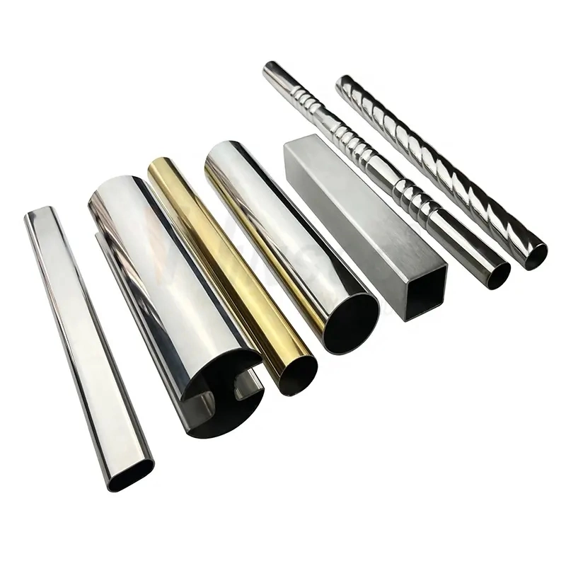 304 Seamless White Stainless Steel Square Shaped Exhaust Tube ERW Pipes Price for Elements