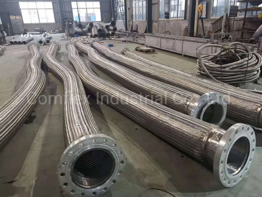 1/4-12&quot; SS304 316 Corrugated Stainless Steel Braided Flexible Metal Tubing Pipe Hoses for Cooling or Heating Steam, Hydrocarbons, Gases^