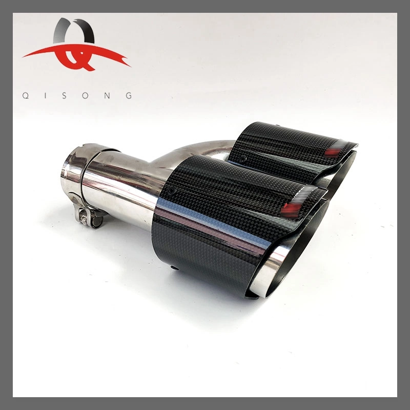 [Qisong] Universal Auto Parts Carbon Fiber Exhaust Tail Tube