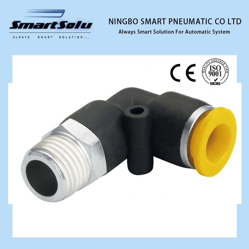 Brass Stainless Steel Material SAE Standard DOT Air Hose Push in One Touch Quick Connector Pipe Joint Pneumatic Air Hose Fittings