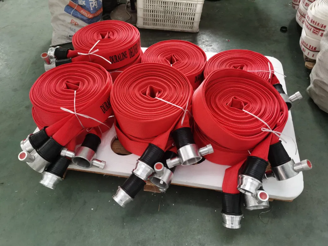 Single Jacket 2 2.5 3 Inch PVC EPDM Canvas Fire Hose