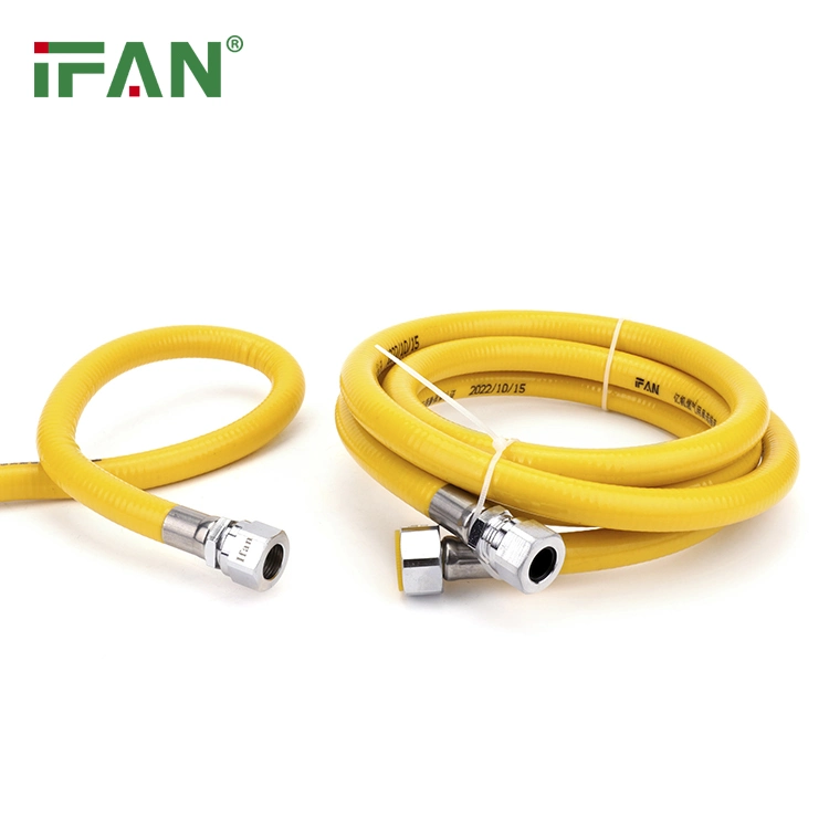 Ifan Water Use Stainless Braided Flexible Hose Stainless Steel Pipe Gas Pipes