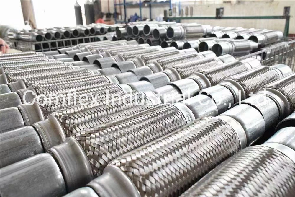 Stainless Steel Flex Pipe Exhaust Couplings with Mild Steel Extensions