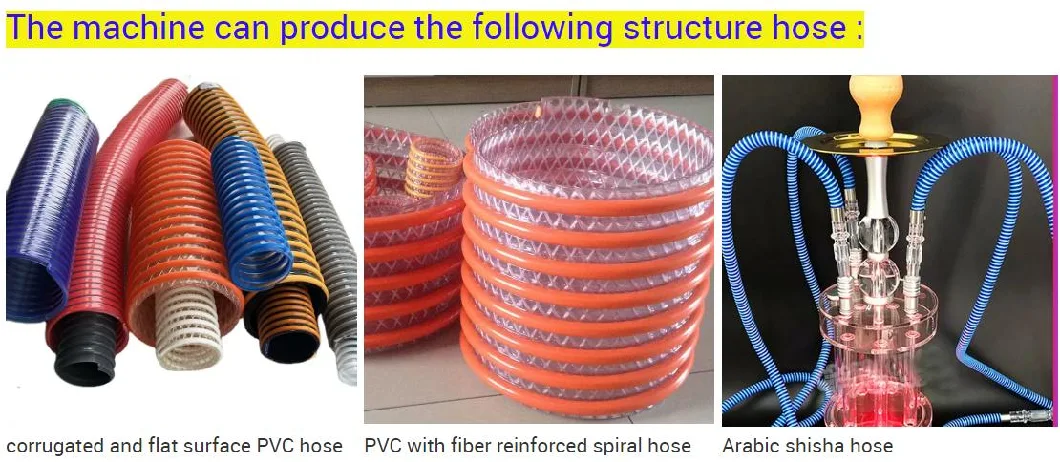 PVC Spiral Wound Corrugation Hose/Pipe Produce Machine PVC Rib Reinforced Hose/Pipe Production Line