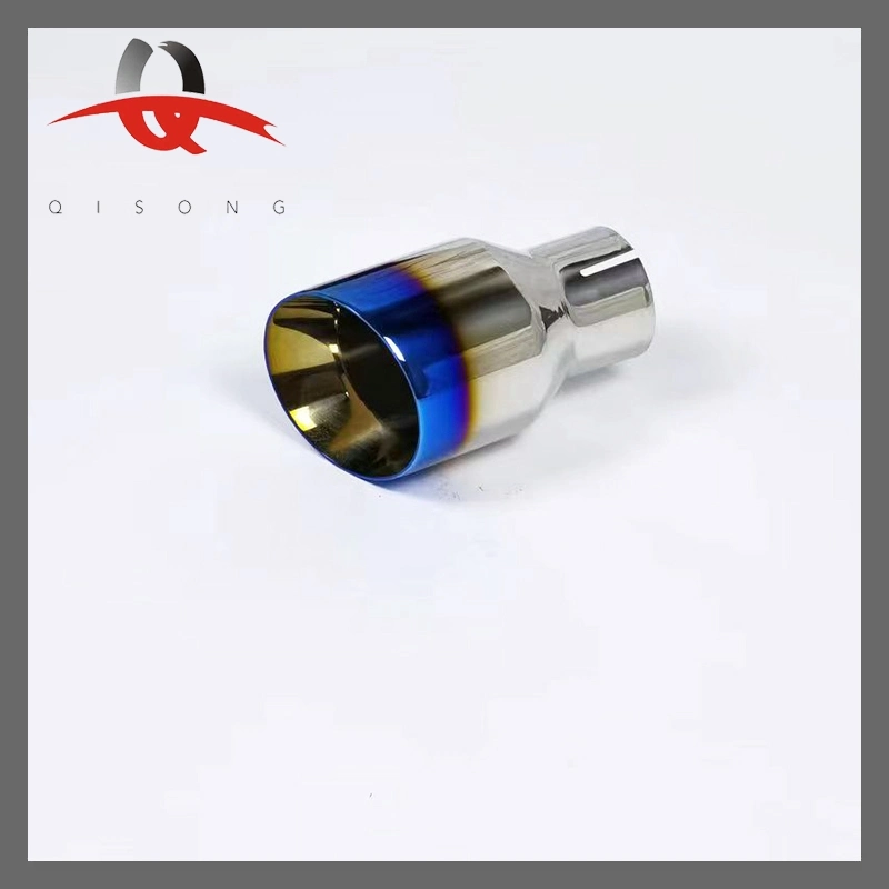 Muffler Tip Exhaust Pipe Effect Chrome Car Stainless Steel