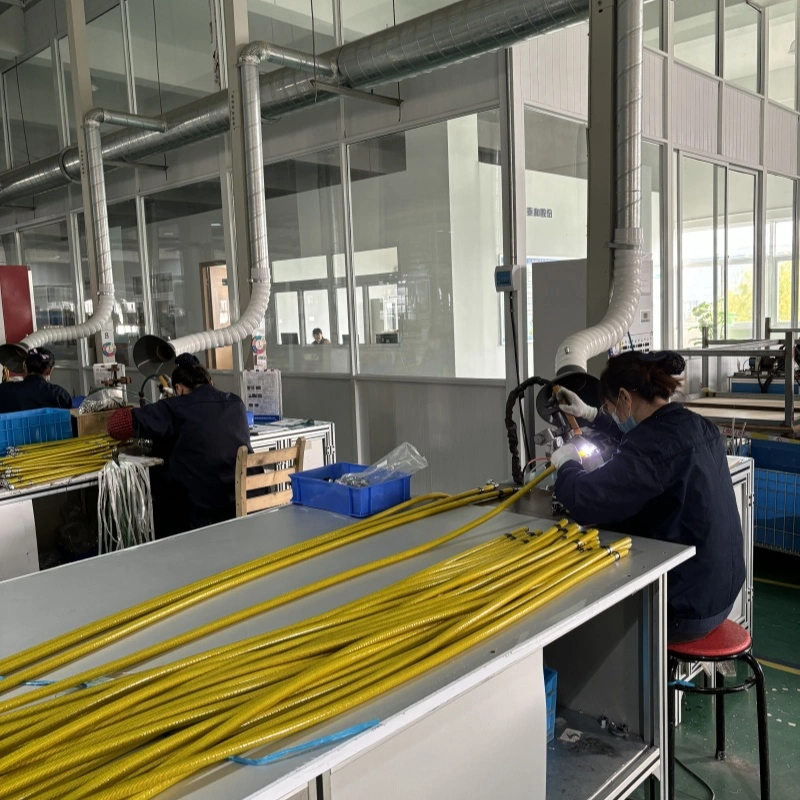 Yellow Color Flexible Stainless Steel Corrugated Pipe Gas Pipe Fuel Hose