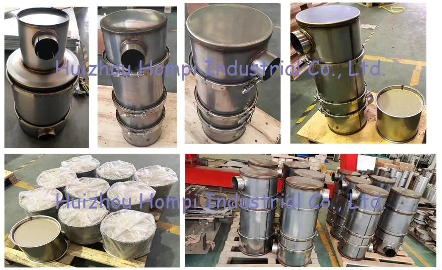 OEM Customized Catalytic Converter Metal Substrate Catalyst and Metal Filter for Diesel Exhaust Purification System