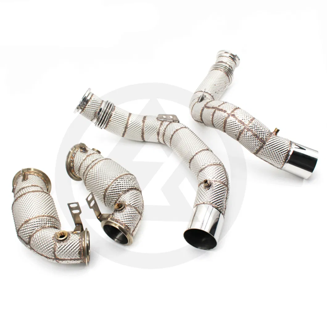 Csz Aftermarket Parts for BMW X5m F85 X6m F86 4.4t Catted Downpipe