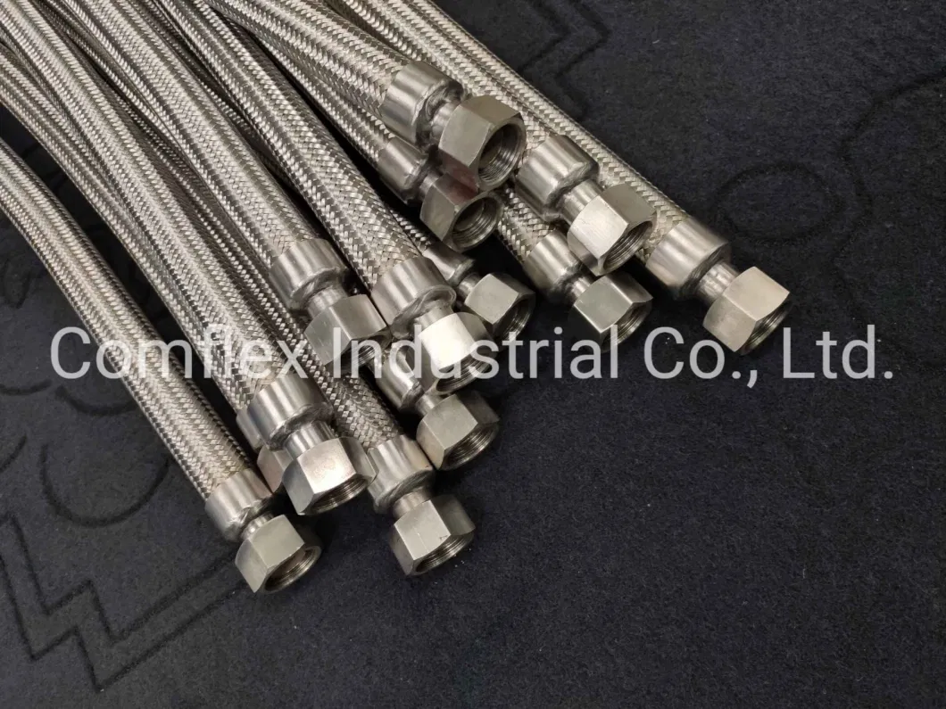 Stainless 304 Steel DN 1/4-12 Inch Corrugated Flexible Metal Tube/Hose/Pipe for Cooling or Heating, Steam, Hydrocarbons, Gases