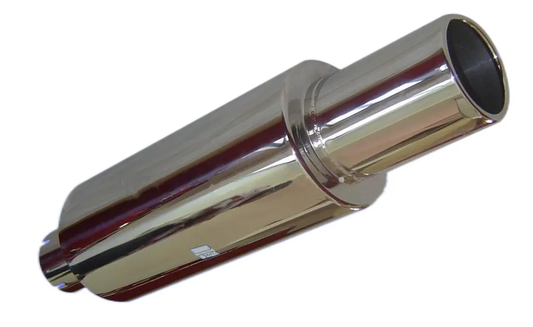 Round Welded SS304 Exhaust Silencer Muffler with High Quality Stainless Steel