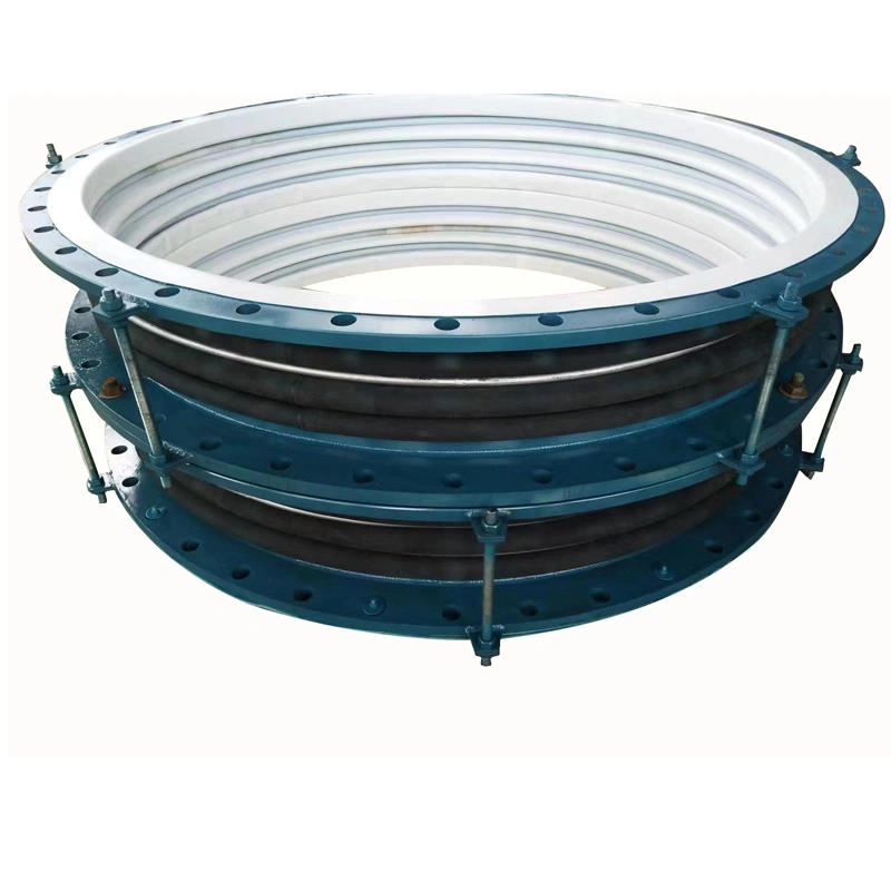 PTFE HDPE PP PE Lined Carbon Steel Wear-Resistant Pipe with Flange