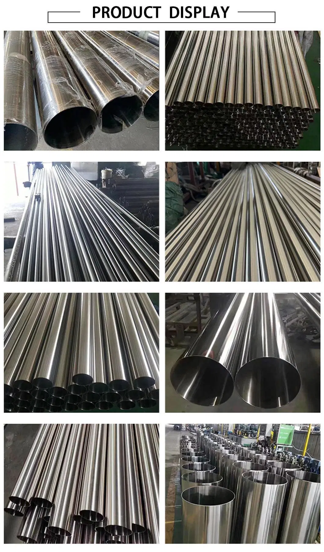 409 409L 410 420 430 431 440 ASTM Stainless Steel Pipe Tube 2inch Stainless Steel Exhaust Pipe