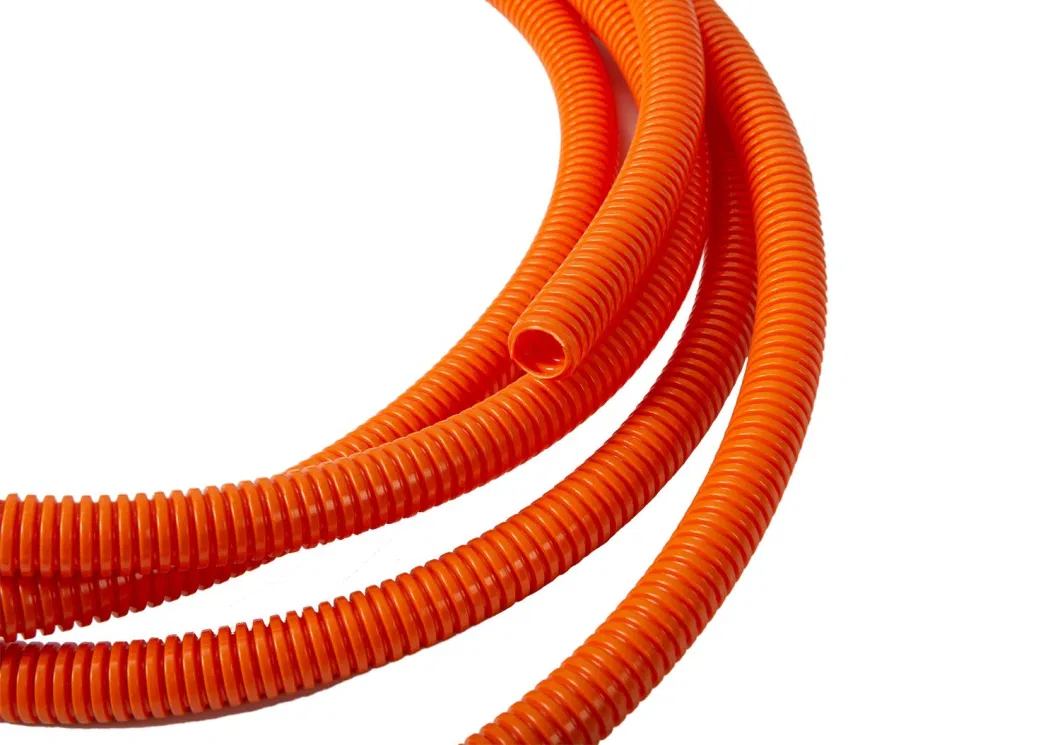 Corrugated Pipe Electrical Wire Protection Corrugated Nylon Flexible Plastic Conduit Metal Pipe