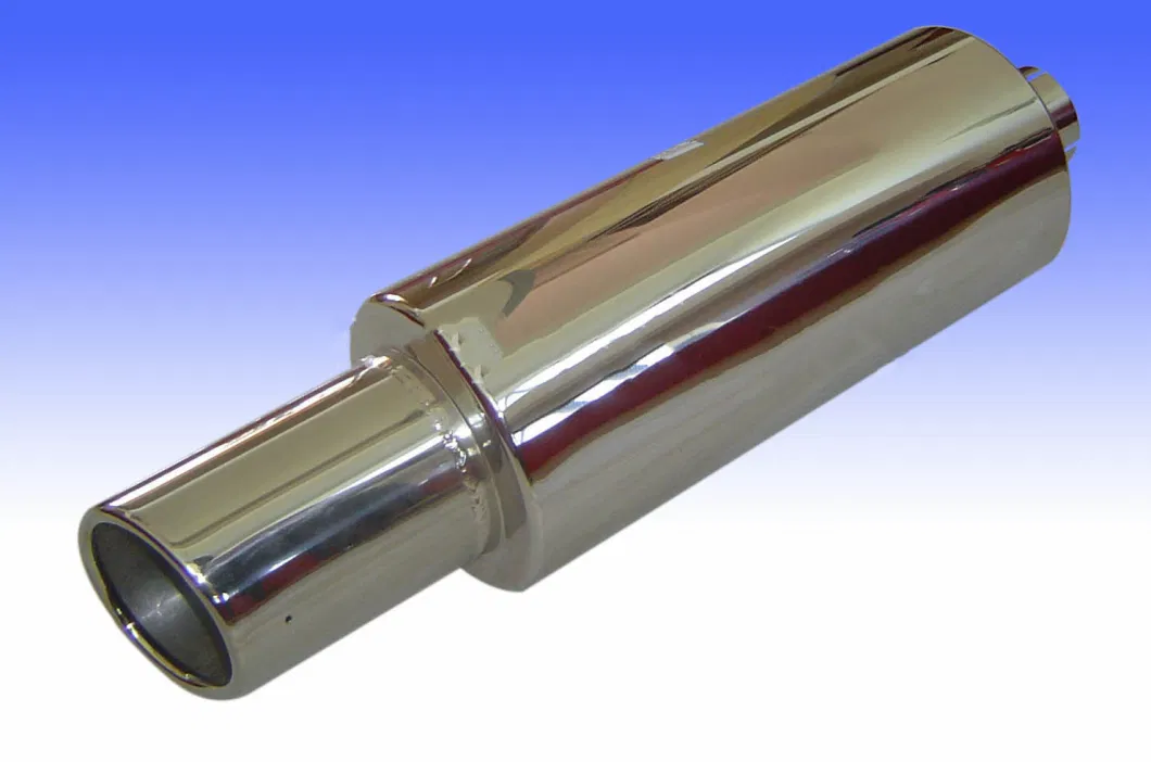 Round Welded SS304 Exhaust Silencer Muffler with High Quality Stainless Steel