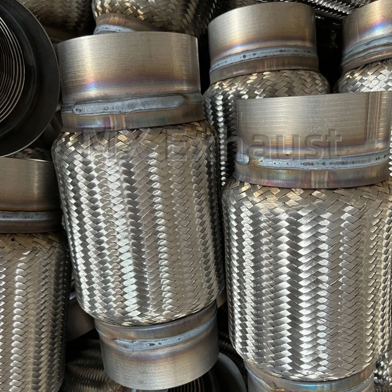 Mx Exhaust Stainless Steel Ss201 Braided Exhaust Flexible Corrugated Bellows Pipe