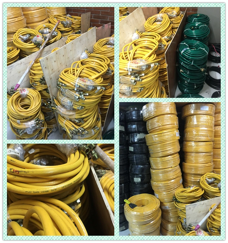 Heat Resistant Flexible Braided 10ftpvc Soft Natural LPG Gas Hose Pipe Supplier