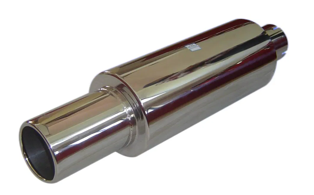 Round Welded SS304 Exhaust Silencer Muffler with High Quality Stainless Steel