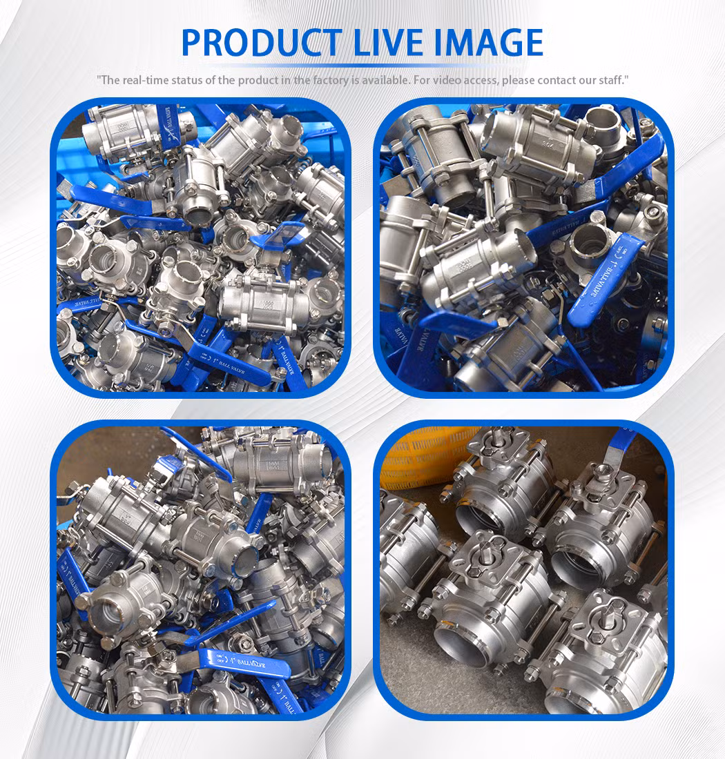 Stainless Steel Industrial Customize Corrosion Resistant Clamp Ball Valve with Soft/Metal Seated