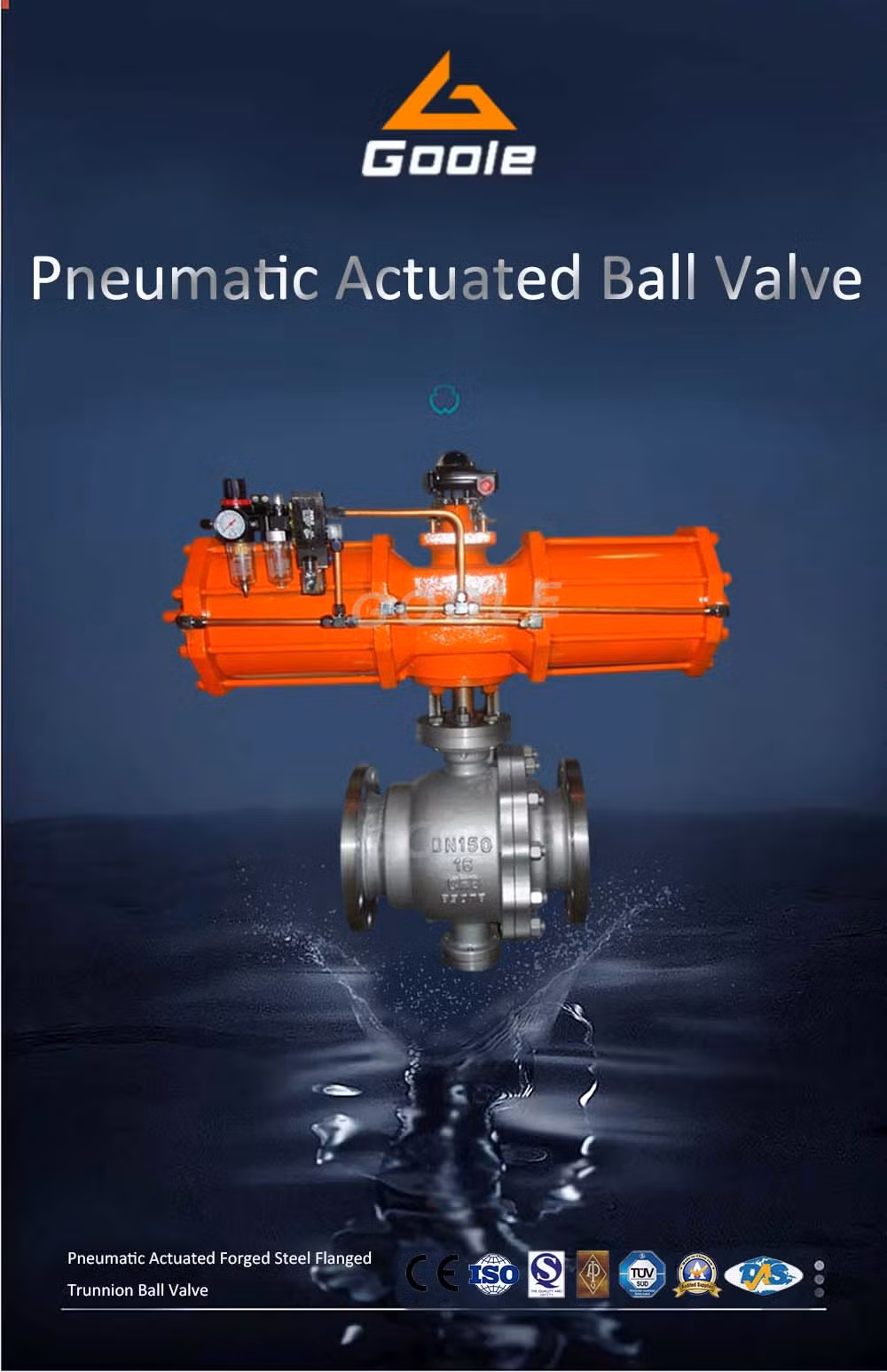 Soft Seated 3PCS High Pressure Forged Trunnion Ball Valve