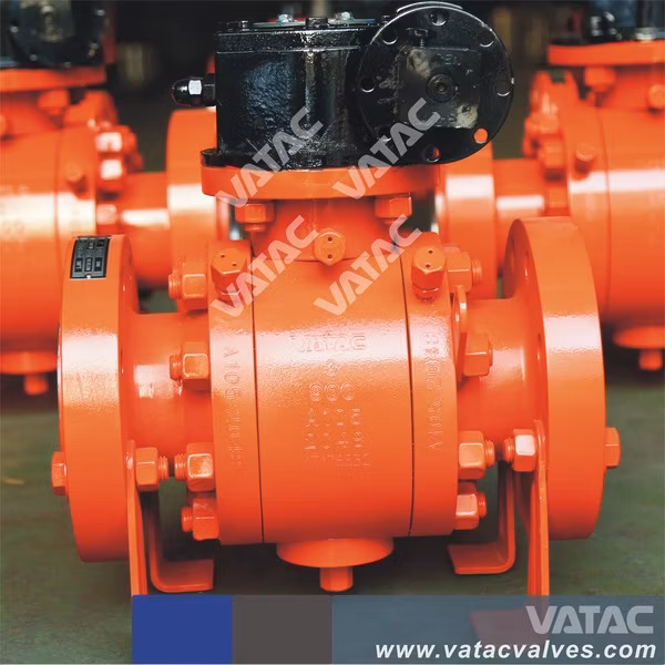 Forged Steel Trunnion Mounted Ball Valve with RF Connection