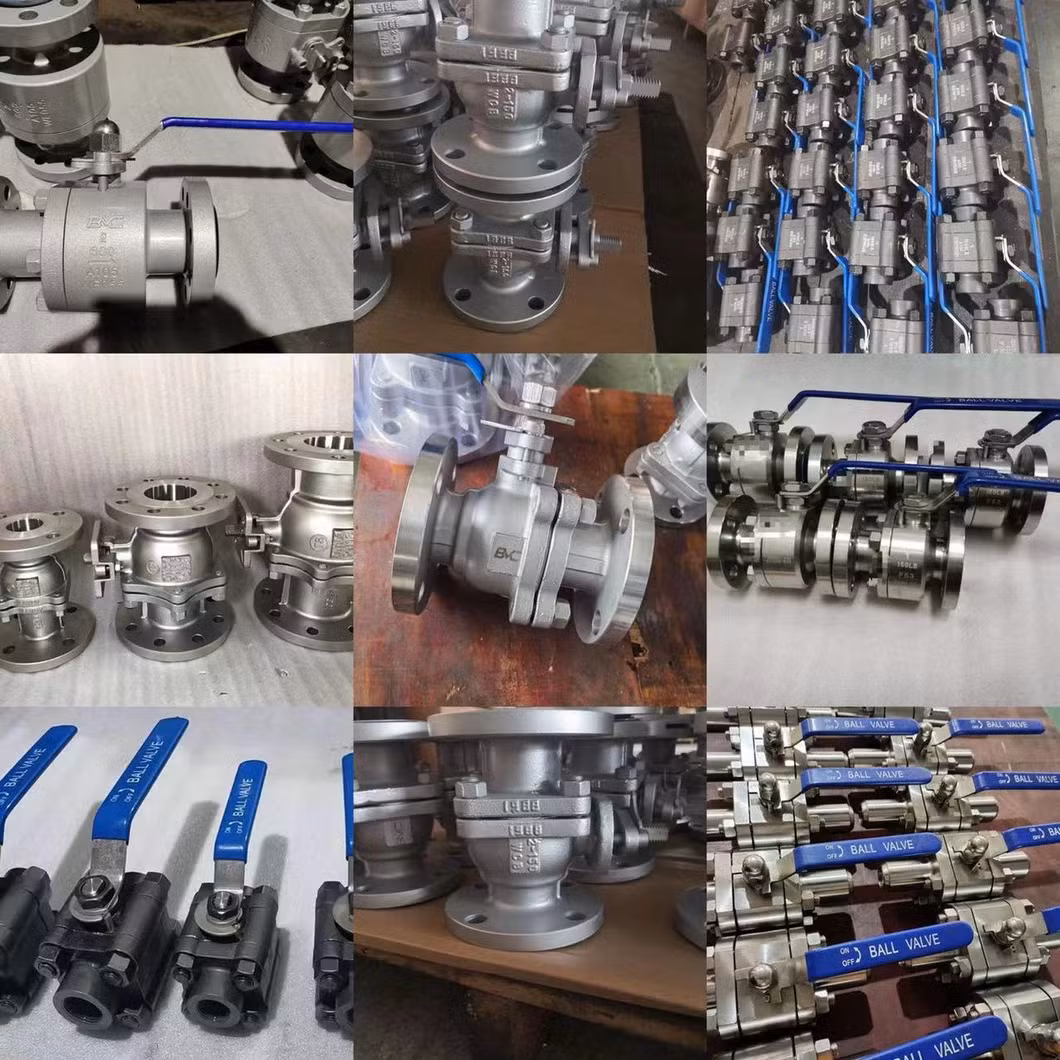 ASME B 16.34 ASME B 16.5 Stainless Steel CF8 Class 150 Flange Ends Ball Valve