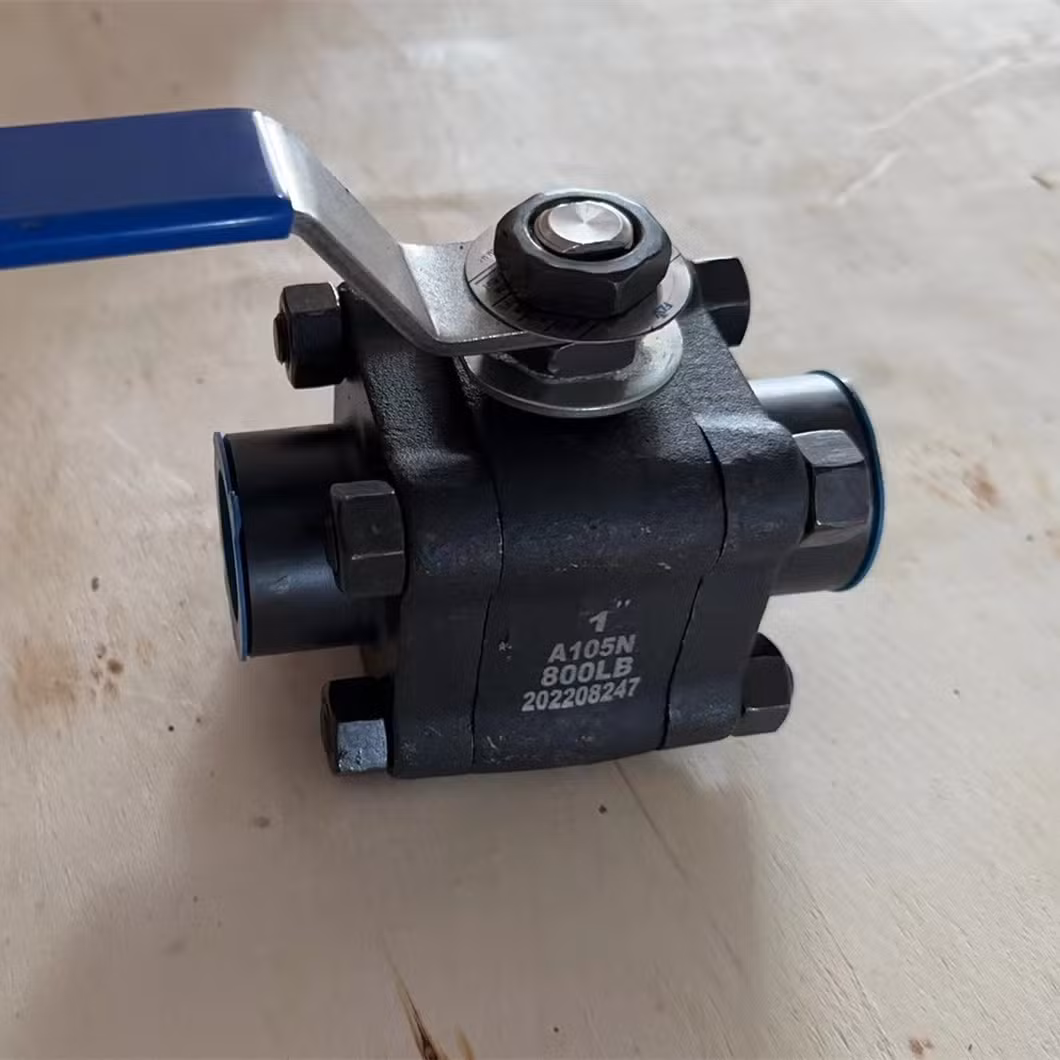 Factory 3PC Stainless Steel 316 Butt Weld Full Bore Ball Valve