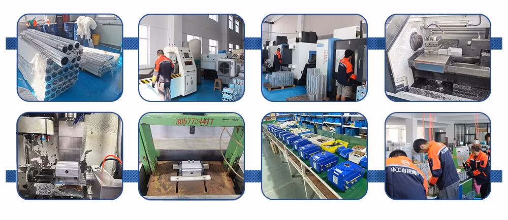 DN150 High-Performance Thin Type Pneumatic Flanged Ball Valve with Pneumatic Actuator