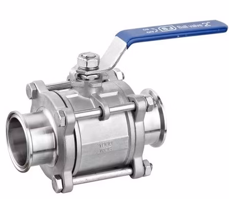 Sanitary Stainless Steel Three-Piece Ball Valve/Stainless Steel Valve