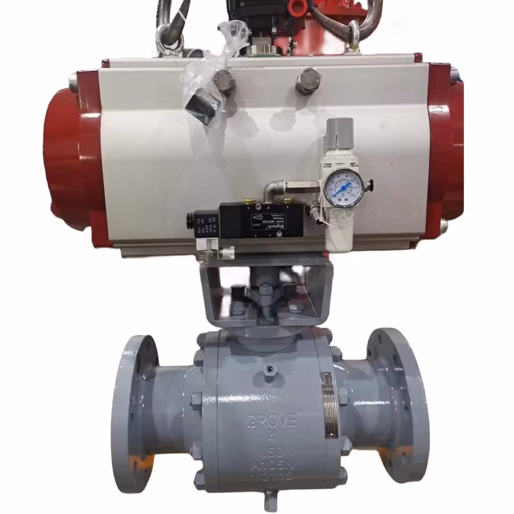 API Large Dbb Flanged Double Block and Bleed Ball Valve