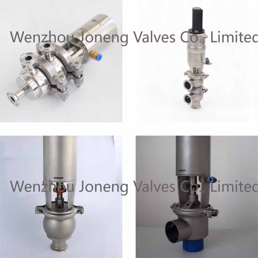 Pneumatic Stainless Steel Sanitary Wafer Type Butterfly/Diaphragm/Safety Relief/Non Return/Check/Angle Seat/Ball Control Regulating Valve (JN-BV101)