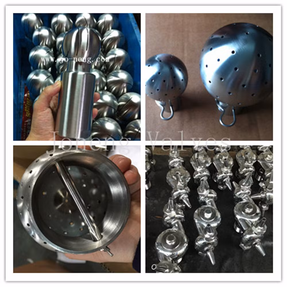 Joneng Stainless Steel Food Processing Welded Fixed Cleaning Ball Valve Price Wenzhou Vavula (JN-CB2002) Made in China