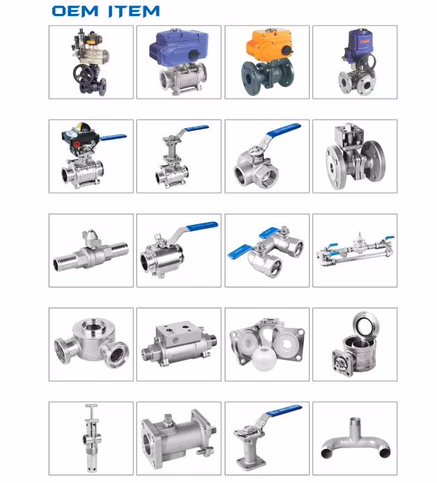 OEM CF8 1000psi Reduced Port 1′′ Stainless Steel Ball Valve