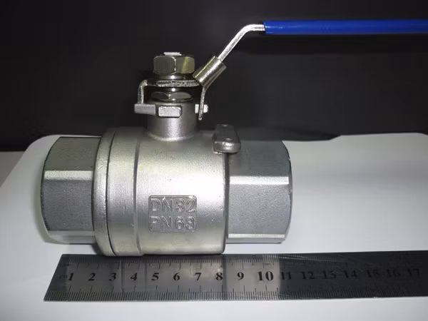 High-Quality Turkish Stainless Steel 2PC Ball Valve DIN Standard