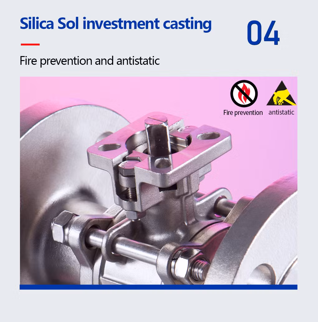 Dico DIN Stainless Steel SS304 Side Entry 2PC Flange Floating Ball Valve