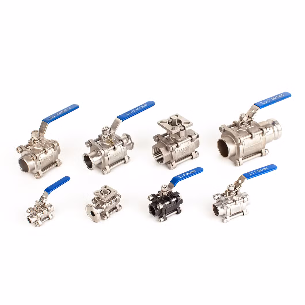 High-Quality Turkish Stainless Steel 2PC Ball Valve DIN Standard