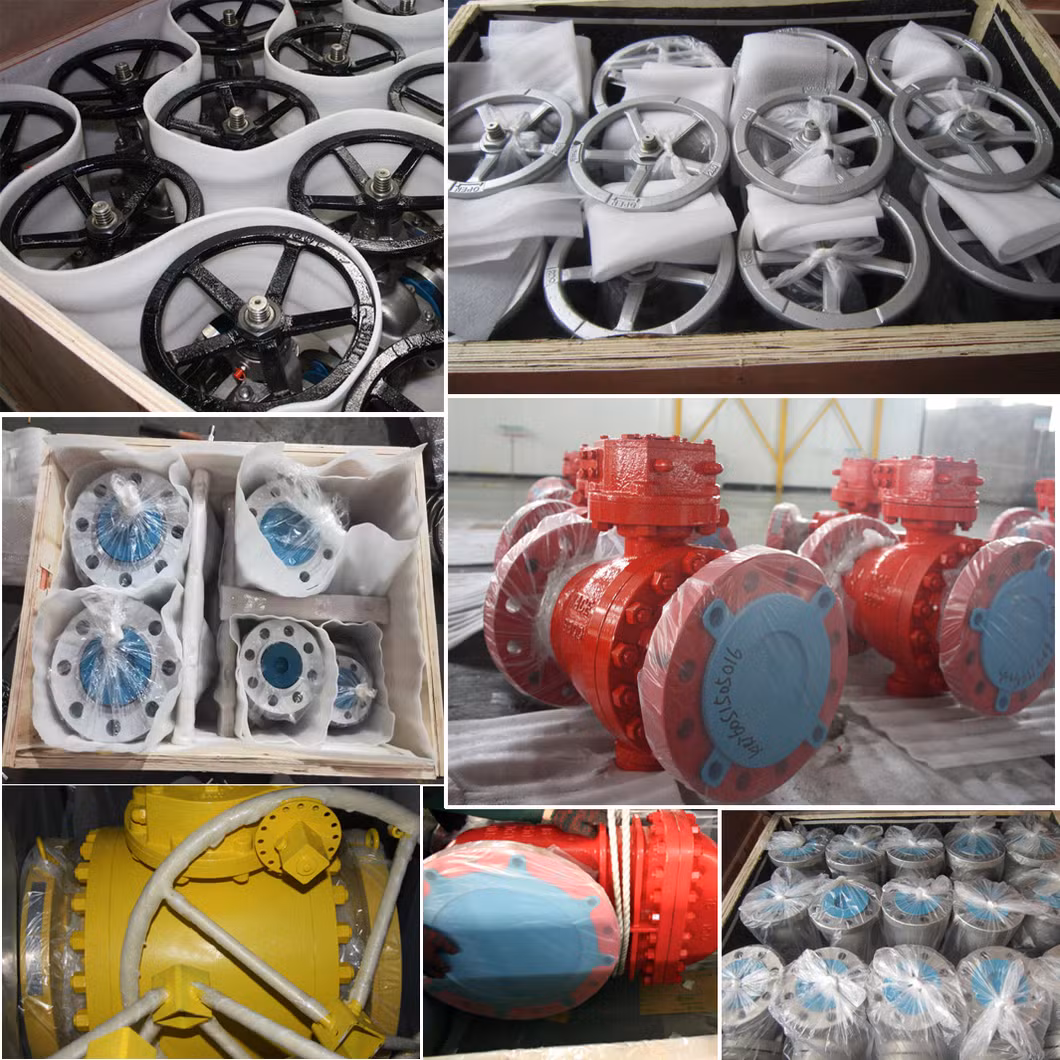J-Valves 6&times; 4&prime;&prime; 2500lb F316/F304/Lf2 Rb Trunnion Mounted Flange -Rtj Ball Valve