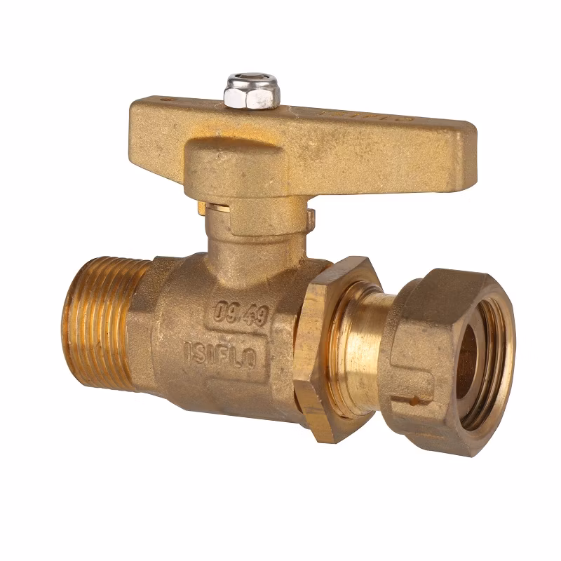 Pn25 Female NPT Thread DN15 Forged Brass Lockable Ball Valve