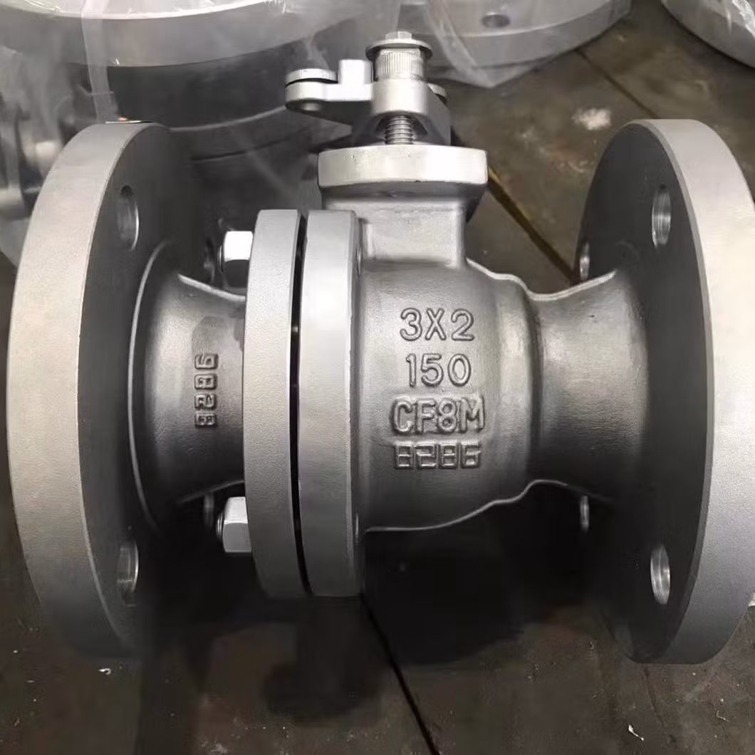 ASME B 16.34 ASME B 16.5 Stainless Steel CF8 Class 150 Flange Ends Ball Valve