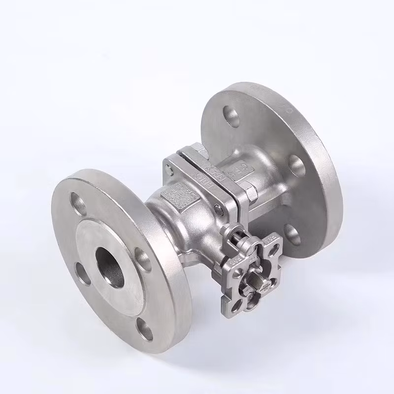 6 Inch Flange High Temperature Stainless Steel ANSI 150lb 304 316 JIS 10K 1.6MP Wcb Pneumatic Actuator Flanged Ball Valve