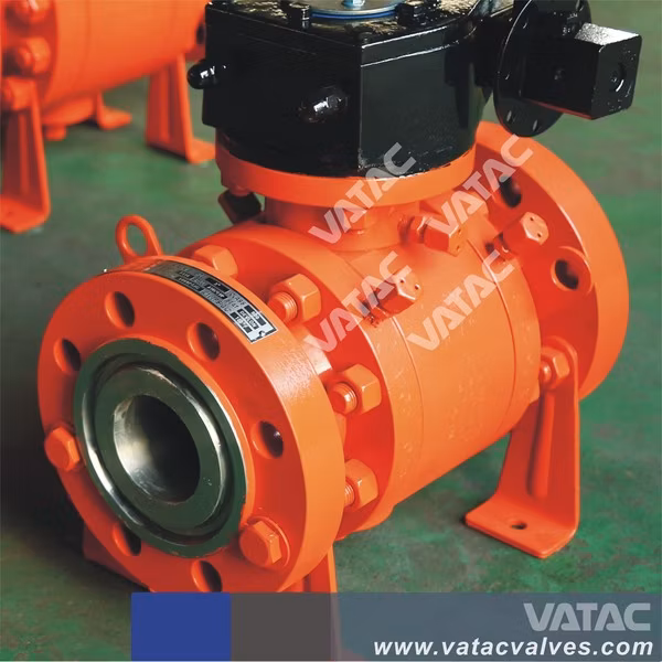 Forged Steel Trunnion Mounted Ball Valve with RF Connection