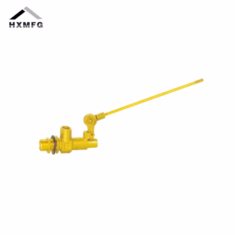 Brass Straight Tail Rubber Seal up Type Plastic Ball Float Valve