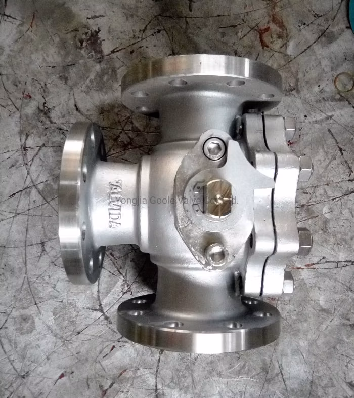 Metal Seated Duplex L Port Three Way Ball Valve