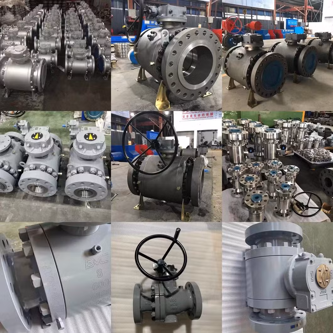 ASME B 16.34 ASME B 16.5 Stainless Steel CF8 Class 150 Flange Ends Ball Valve