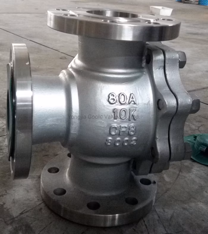 Metal Seated Duplex L Port Three Way Ball Valve